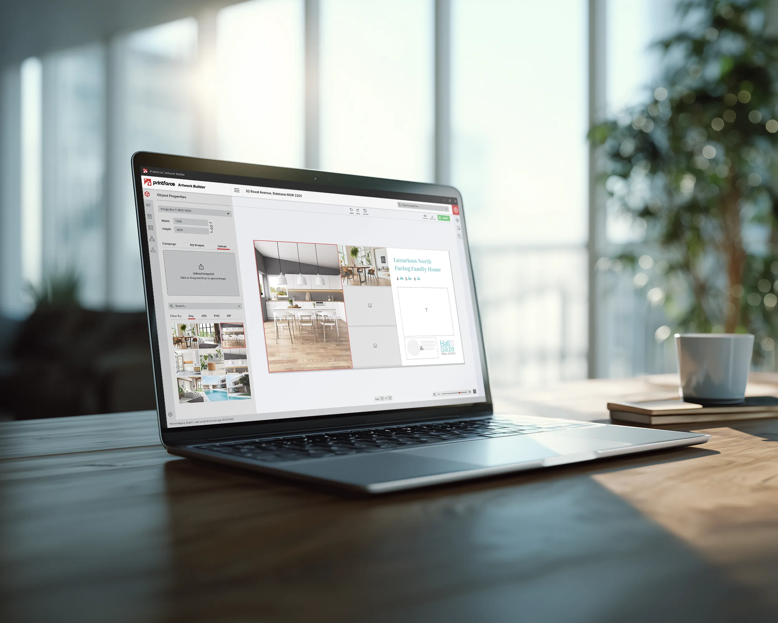 Printforce Client Dashboard & Artwork Builder